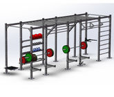 El estante Crossfit del poder del aparejo de Crossfit apareja la función multi del aparejo de Crossfit del equipo del gimnasio proveedor