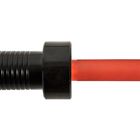 Barra olímpica del Barbell con la manija roja, capacidad de peso olímpica coloreada de la barra 28*2200m m del barbell 1500lb proveedor