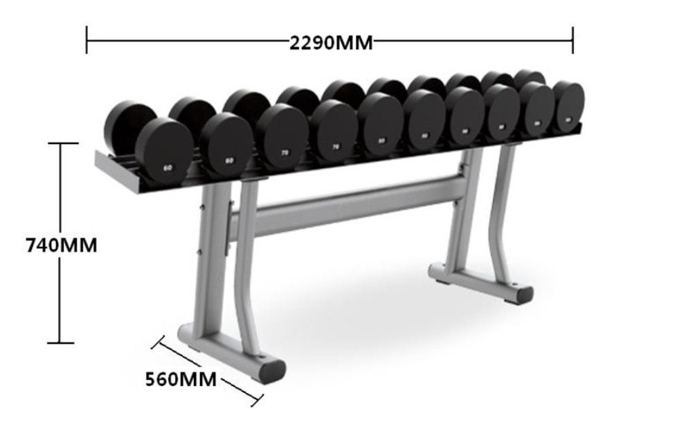 Estante de la pesa de gimnasia de 2 gradas, estante con las sillas de montar, estante de la pesa de gimnasia de 2 gradas del peso de la pesa de gimnasia de 2 gradas proveedor