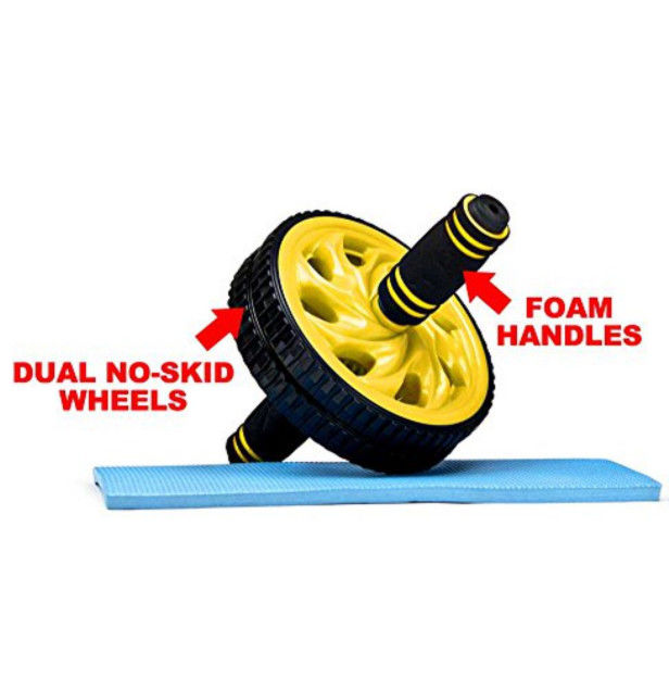 ejercicios duales de la rueda del ab del ab del rodillo de la dual-rueda del ABS del rodillo de la rueda dual del rodillo dual del ab proveedor