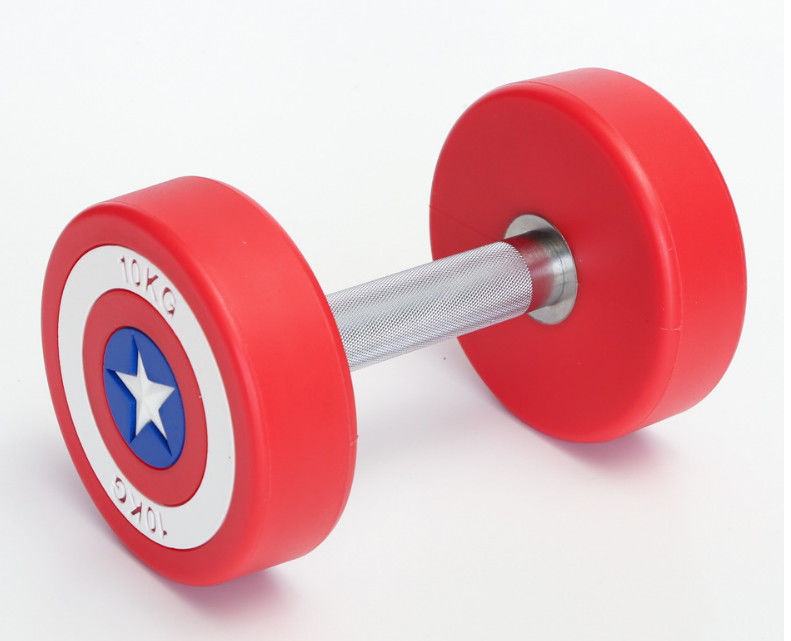 pesas de gimnasia de capitán America, pesas de gimnasia del escudo de capitán America, sistema de las pesas de gimnasia de capitán America proveedor